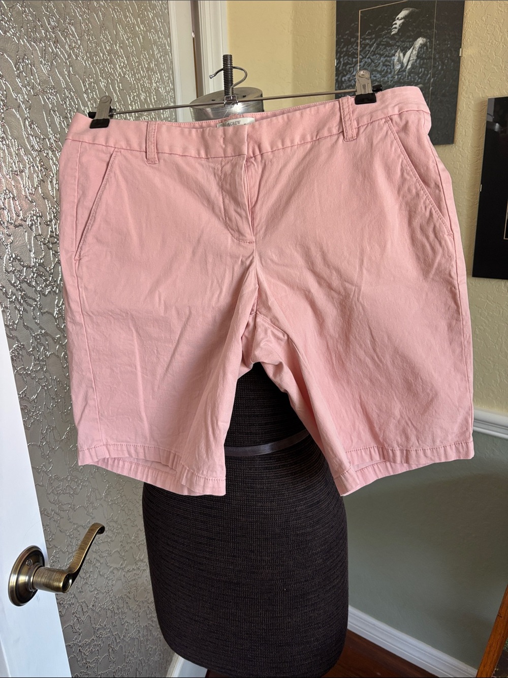 J Crew Classic Pink Women's Chino Bermuda Shorts NWOT 6